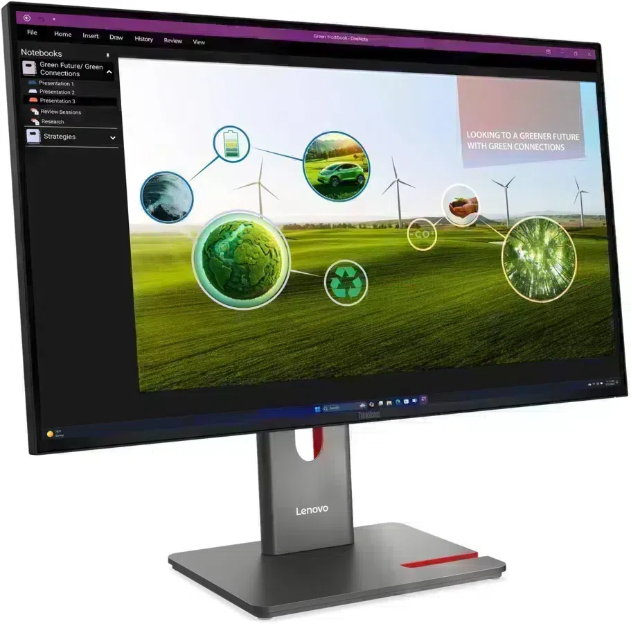 Монитор Lenovo 27" ThinkVision P27q-40 черный IPS LED 16:9 HDMI матовая HAS Piv 1500:1 350cd 178гр/178гр 2560x1440 120Hz DP Quad 2K (1440p) USB 6.4кг