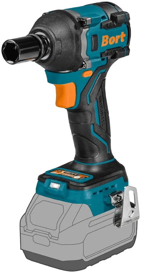 Гайковерт Bort BSR-21U-S аккум. патрон:шестигр.1/4"/квад.1/2" (93418675)