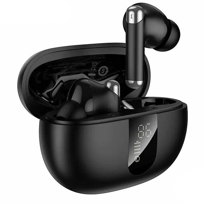 Гарнитура вкладыши Hoco EQ26 черный беспроводные bluetooth в ушной раковине (52155)