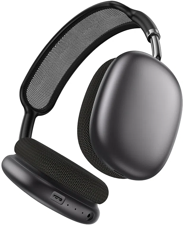 Гарнитура мониторные Hoco W65 1.2м т.серый беспроводные bluetooth оголовье (50335)