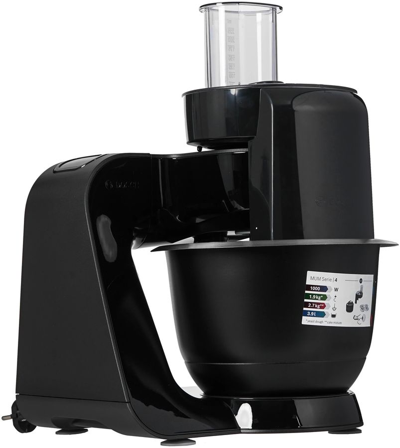 Кухонная машина Bosch MUM59N26CB планетар.вращ. 1000Вт черный