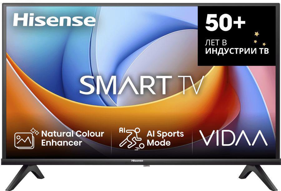 Телевизор LED Hisense 32" 32A4Q Frameless черный HD 60Hz DVB-T2 DVB-C DVB-S2 USB WiFi Smart TV (RUS)