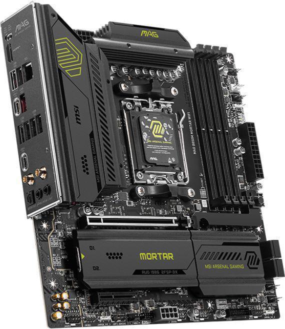 Материнская плата MSI MAG B850M MORTAR WIFI Socket AM5 AMD B850 4xDDR5 mATX AC`97 8ch(7.1) 5Gigabit RAID+HDMI