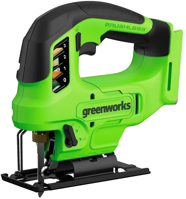 Лобзик Greenworks GD24JS90 +1пил. 3000ходов/мин от аккумулятора