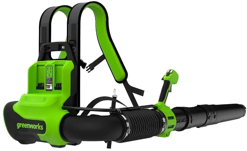 Воздуходувка Greenworks GD40BPG2 пит.:от аккум. зеленый/черный