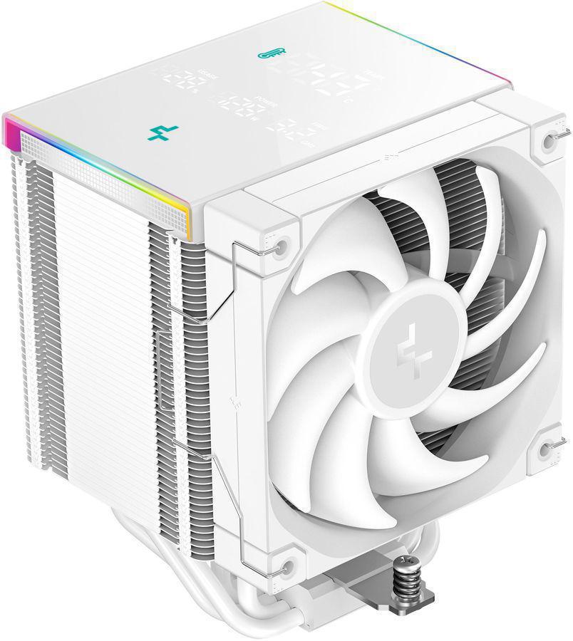 Устройство охлаждения(кулер) Deepcool AK500 Digital Pro Soc-AM5/AM4/1200/1700/1851 белый 4-pin 25dB Al+Cu LCD 240W 1346gr Ret (R-AK500-WHAPMN-G)