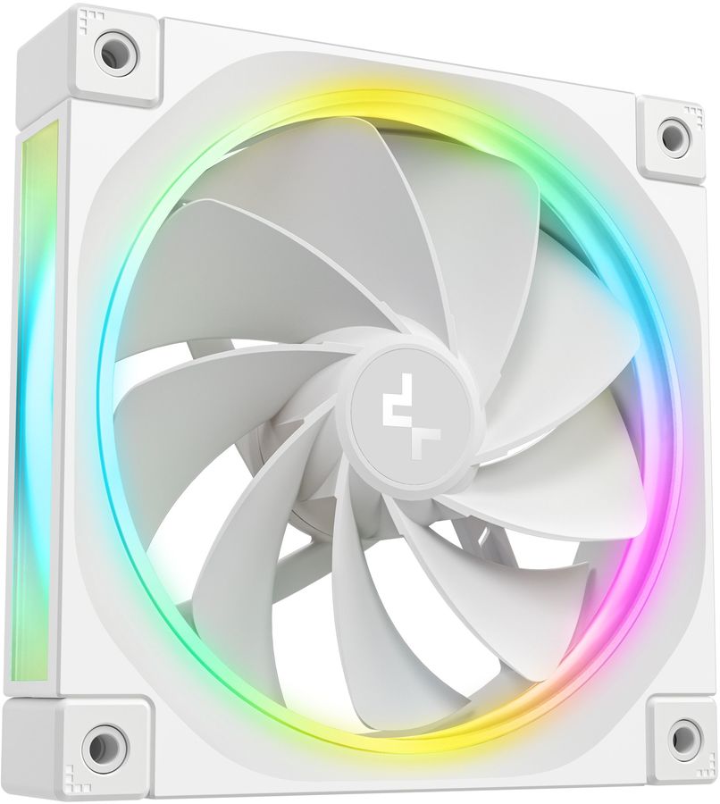 Вентилятор для корпуса Deepcool FL12R Wh Reverse ARGB 120х120x25 белый 4-pin 33.9дБ (R-FL12R-WHAPN1-G) Ret