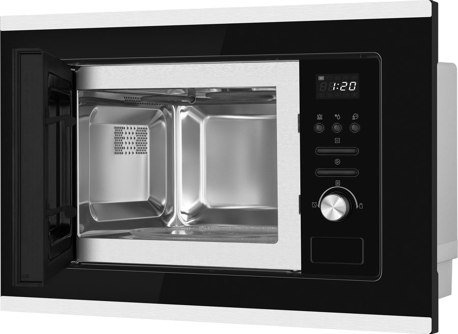 Микроволновая печь Weissgauff BMWO-207 Grill 20л. 800Вт черный/нержавеющая сталь (встраиваемая)