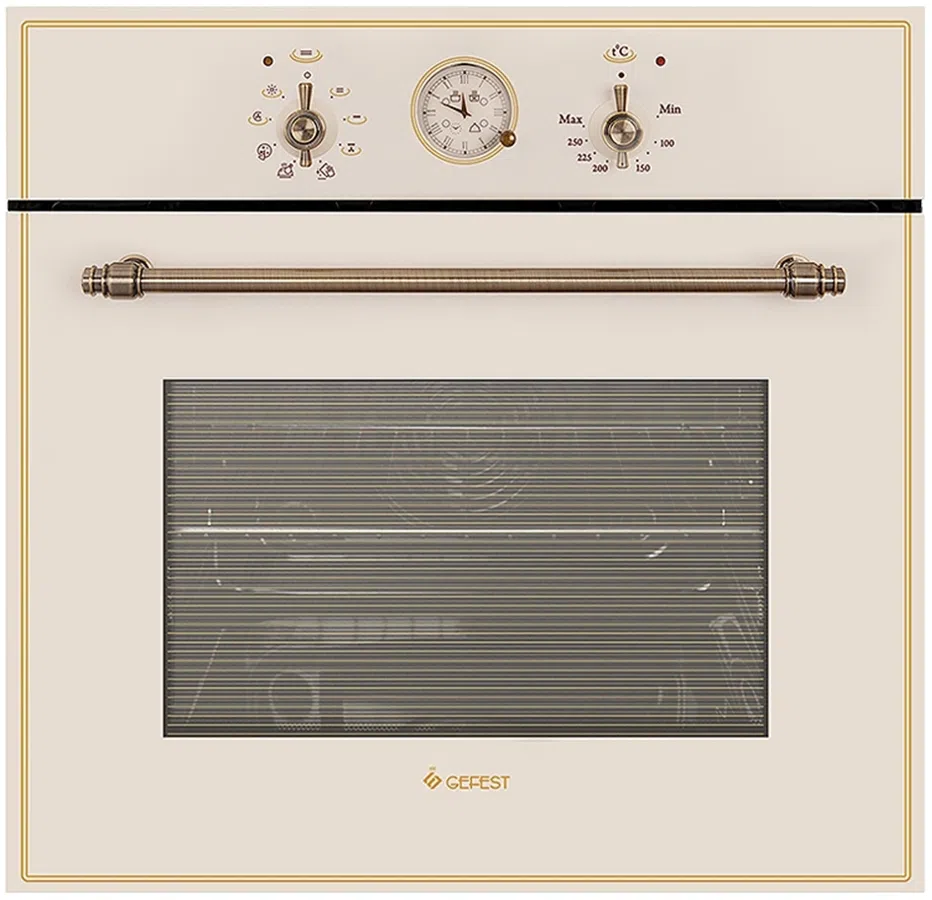 Духовой шкаф Электрический Gefest DA 622-02B85 кремовый/бронза