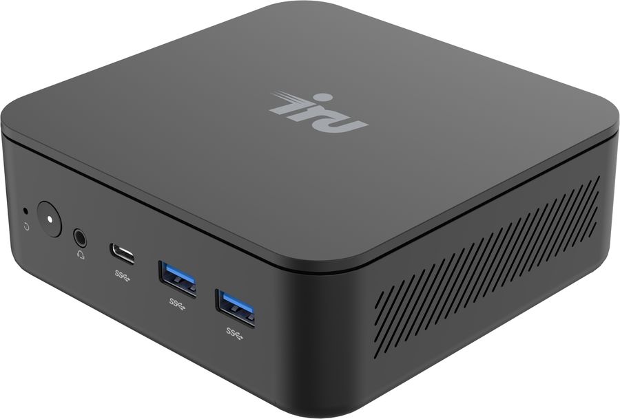 Неттоп IRU Planio 325 Ryzen 5 3500U (2.1) 16Gb SSD512Gb Vega 8 Windows 11 Pro GbitEth WiFi BT 65W черный (2105312)