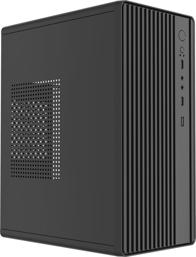 Корпус Accord ACC-M258-01B черный без БП mATX 1x80mm 2xUSB2.0 audio