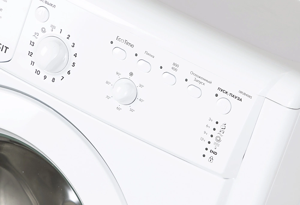 Стиральная машина Indesit EcoTime IWUB 4085 класс: A загр.фронтальная макс.:4кг белый