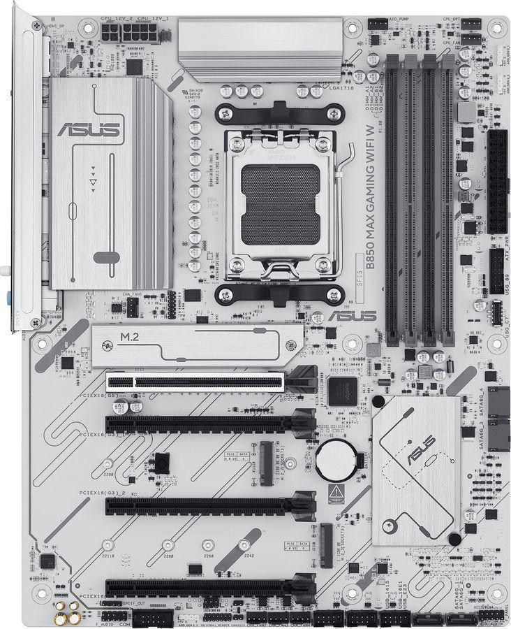 Материнская плата Asus B850 MAX GAMING WIFI W Socket AM5 AMD B850 4xDDR5 ATX AC`97 8ch(7.1) 2.5Gg RAID+HDMI+DP