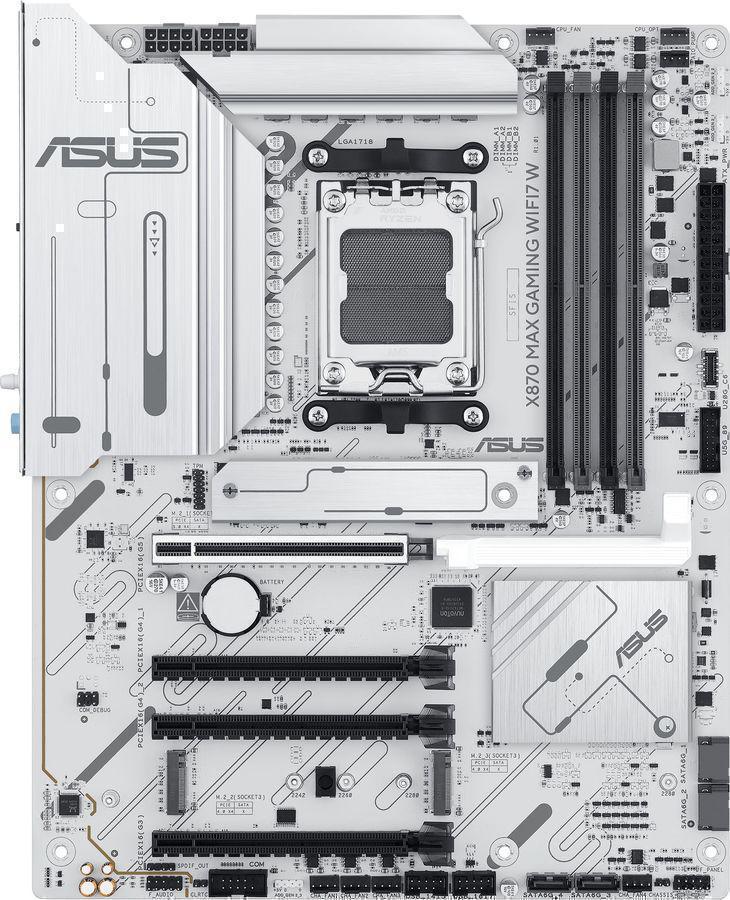 Материнская плата Asus X870 MAX GAMING WIFI7 W Socket AM5 AMD X870 4xDDR5 ATX AC`97 8ch(7.1) 2.5Gg RAID+HDMI
