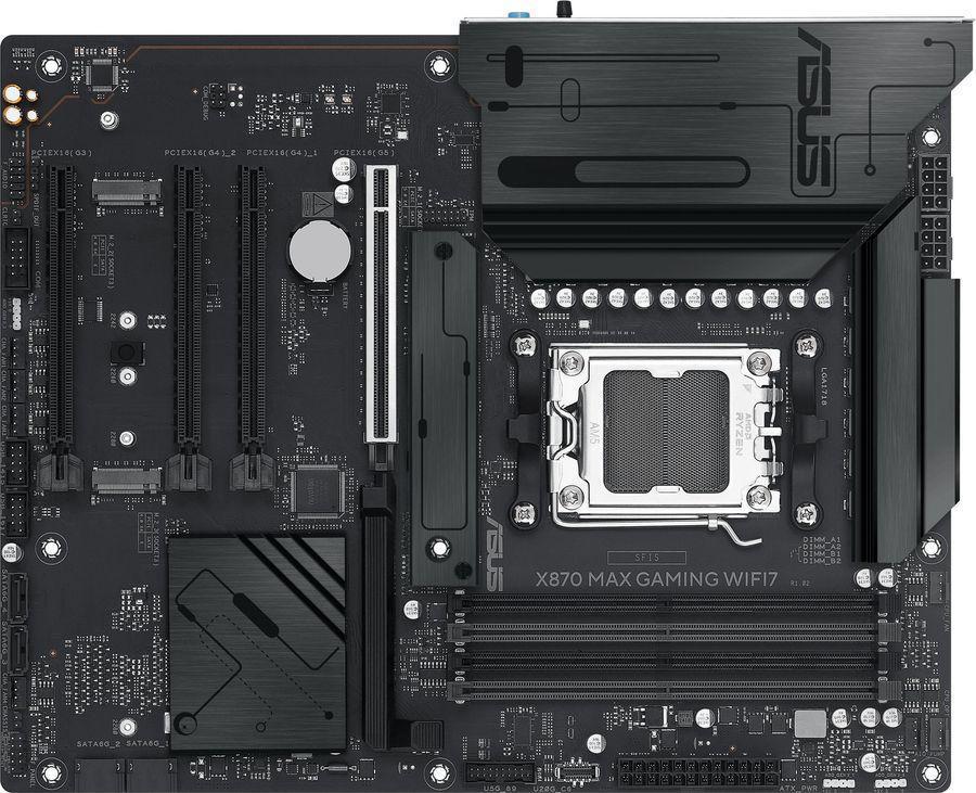 Материнская плата Asus X870 MAX GAMING WIFI7 SocketAM5 AMD X870 ATX AC`97 8ch(7.1) 2.5Gg RAID+HDMI