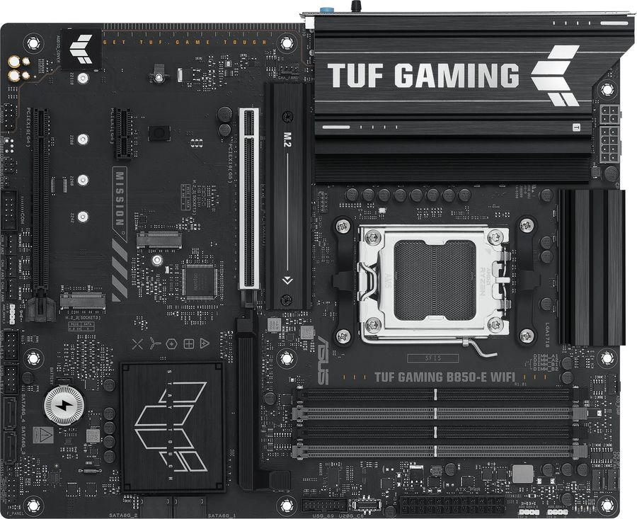 Материнская плата Asus TUF GAMING B850-E WIFI SocketAM5 AMD B850 4xDDR5 ATX AC`97 8ch(7.1) 2.5Gg RAID+HDMI+DP
