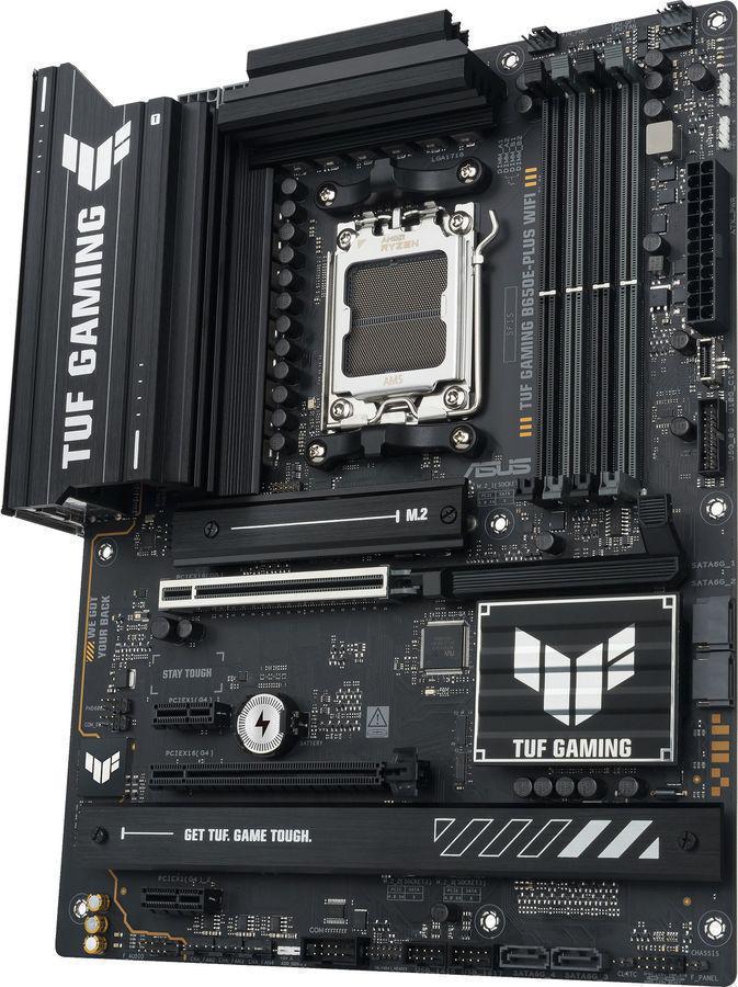 Материнская плата Asus TUF GAMING B650E-PLUS WIFI Socket AM5 AMD B650 4xDDR5 ATX AC`97 8ch(7.1) 2.5Gg RAID+HDMI+DP
