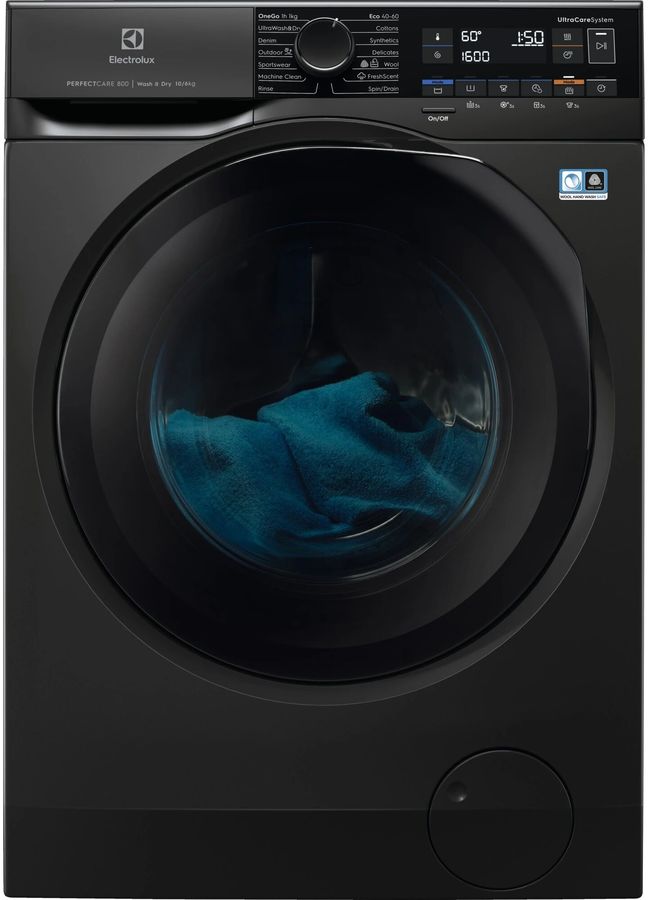 Стиральная машина Electrolux EW8W261BG пан.англ. загр.фронтальная макс.:10кг (с сушкой) черный инвертер