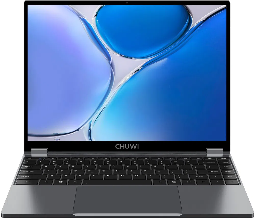 Ноутбук Chuwi Freebook N-series N150 16Gb SSD512Gb Intel Graphics 13.4" IPS Touch 2.5K (2520x1680) Windows 11 Home grey WiFi BT Cam 5000mAh