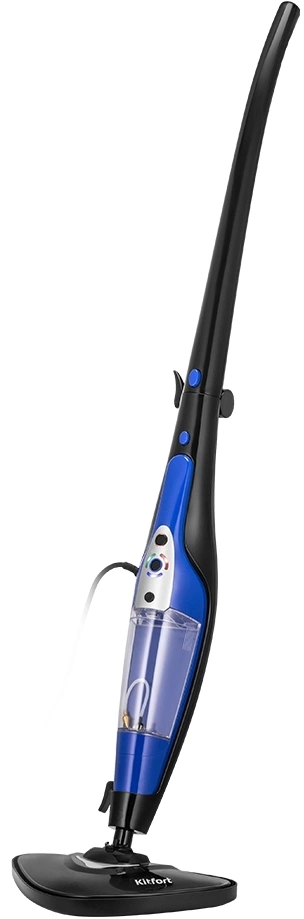 Швабра паровая Kitfort КТ-1089 1500Вт синий/черный