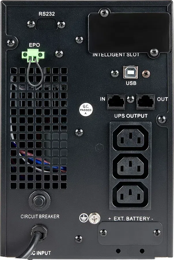 Источник бесперебойного питания Smartwatt IEC 1kVA 900Вт 1000ВА черный