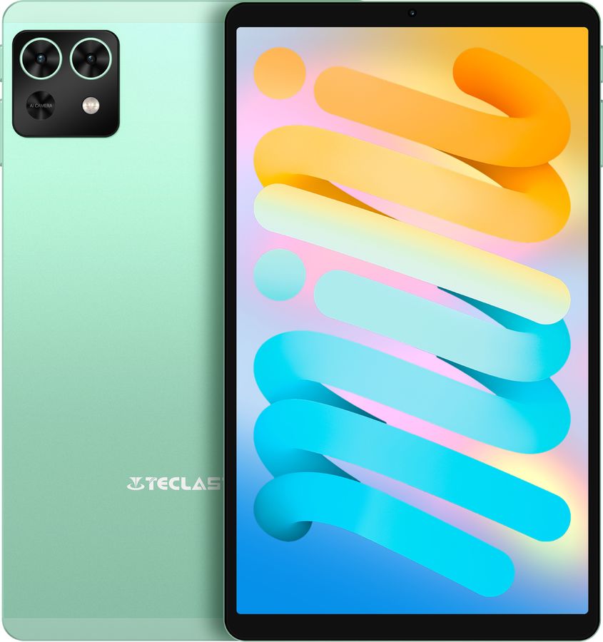 Планшет Teclast T50 Mini G99 T606 (1.6) 8C RAM8Gb ROM128Gb 8.68" IPS 1340x800 4G Android 15 зеленый 13Mpix 5Mpix BT WiFi microSD 1Tb 5100mAh 14hr