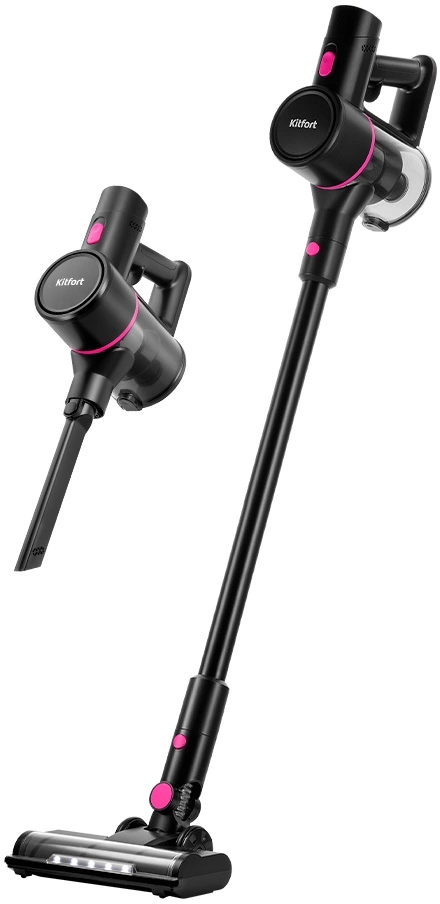 Пылесос ручной Kitfort КТ-5338 400Вт черный/розовый