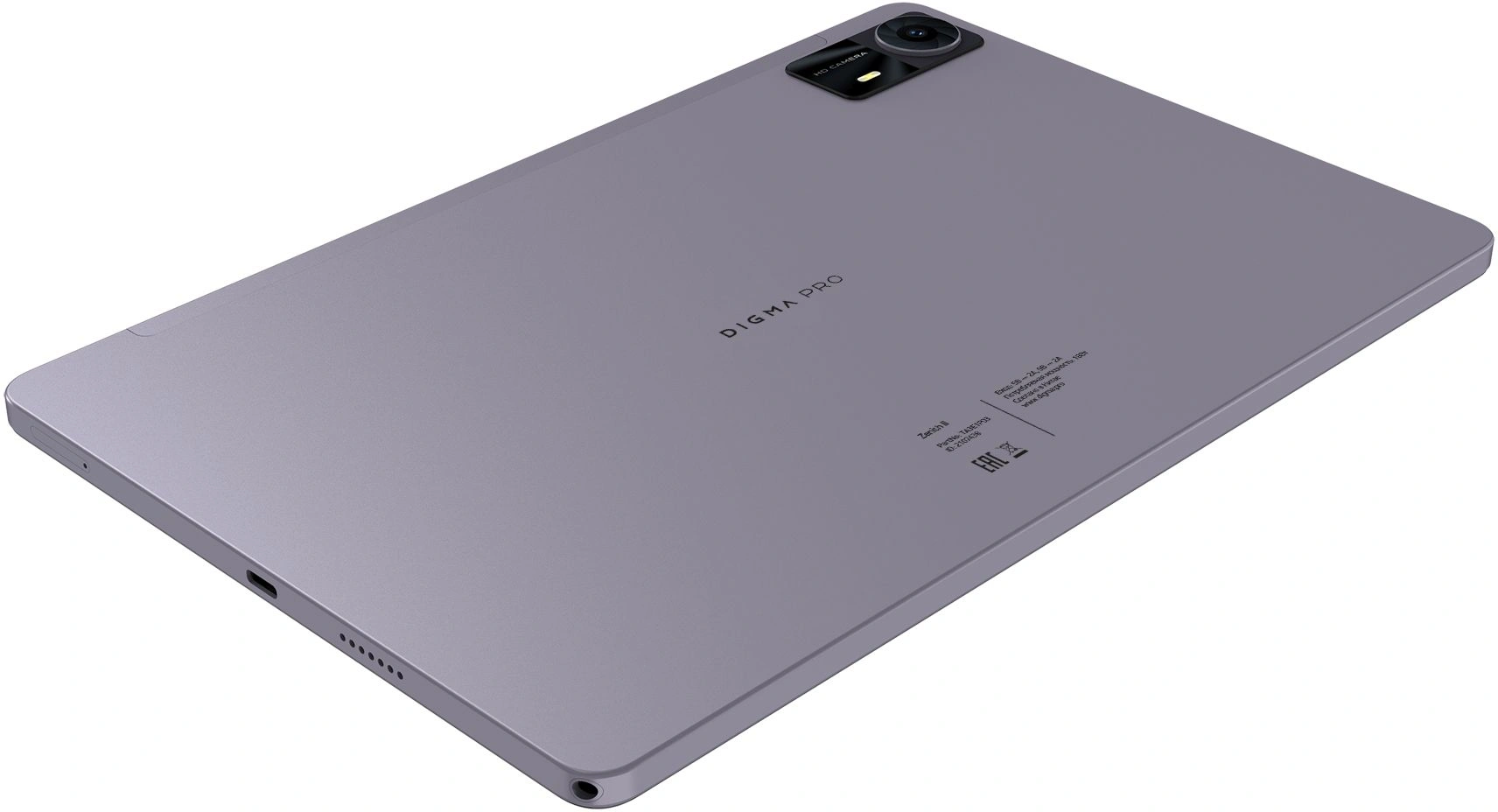 Планшет Digma Pro Zenith II T620 (1.8) 8C RAM8Gb ROM256Gb 11" IPS 1920x1200 4G Android 15 графит 13Mpix 5Mpix BT WiFi microSD 1Tb 8000mAh 298hrs