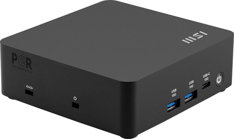 Неттоп MSI Cubi NUC AI 1UMG-043XRU Core Ultra 5 125H (1.2) 16Gb SSD512Gb Graphics без ОС 2x2.5GbitEth WiFi BT 120W черный (9S6-B20911-043)