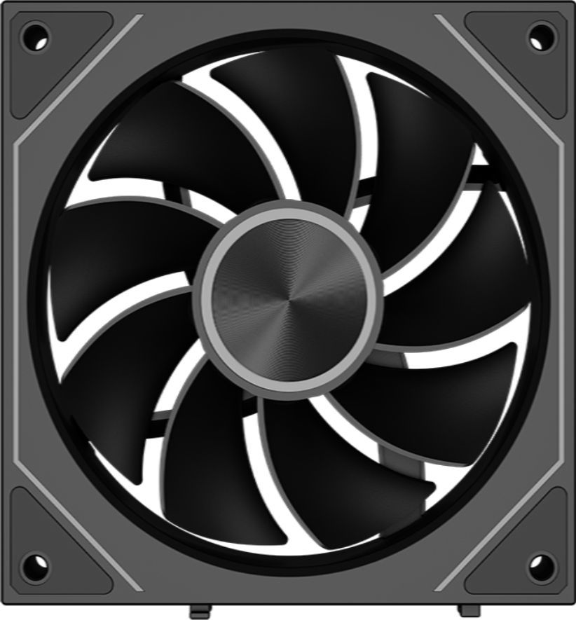Вентилятор для корпуса PcCooler F3 X120R Reverse ARGB 120х120x25 черный 4-pin 28.4дБ (F3X12R-BKAC-GL) Ret