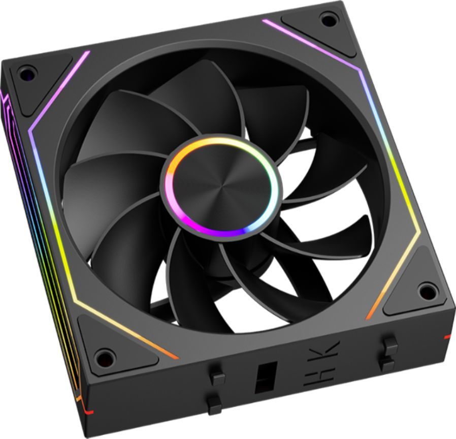 Вентилятор для корпуса PcCooler F3 X120R Reverse ARGB 120х120x25 черный 4-pin 28.4дБ (F3X12R-BKAC-GL) Ret