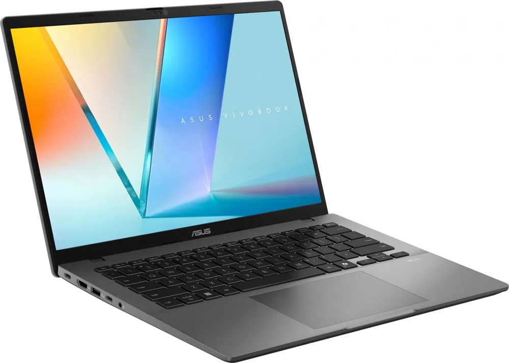Ноутбук Asus VivoBook S14 S3407CA-LY097 Core Ultra 5 225H 16Gb SSD512Gb Intel Graphics 14" IPS WUXGA (1920x1200) без ОС grey WiFi BT Cam (90NB16J2-M00760)