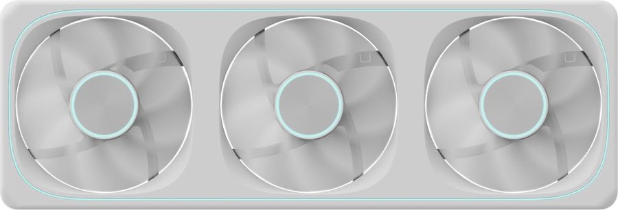 Вентилятор для корпуса Formula Air Fusion 3 ARGB 360х120x28 белый 4-pin 37.93дБ (AIR FUSION 3 WH) Ret