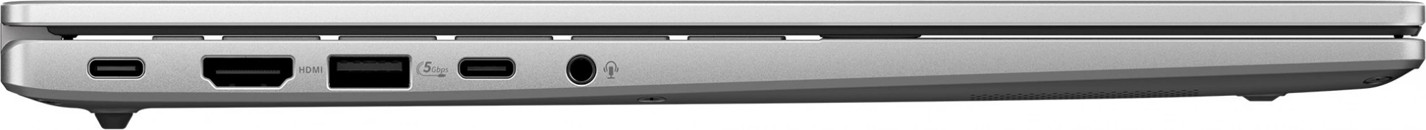 Ноутбук Asus VivoBook S14 S3407CA-LY098 Core Ultra 5 225H 16Gb SSD512Gb Intel Graphics 14" IPS WUXGA (1920x1200) без ОС silver WiFi BT Cam (90NB16J1-M00770)