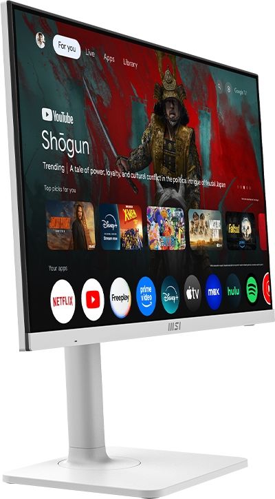Монитор MSI 27" Modern MD272UPSW белый IPS LED 16:9 HDMI M/M матовая HAS Piv 1000:1 300cd 178гр/178гр 3840x2160 60Hz DP 4K USB 6.3кг