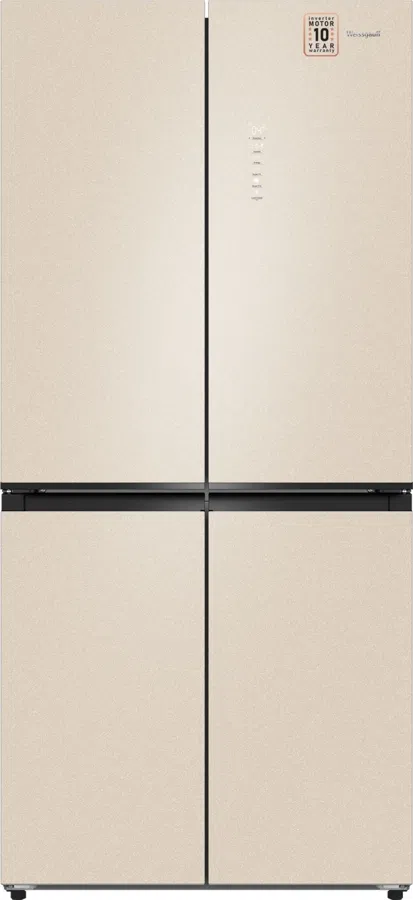 Холодильник Weissgauff WCD 450 BEG NoFrost Inverter 3-хкамерн. бежевый инвертер