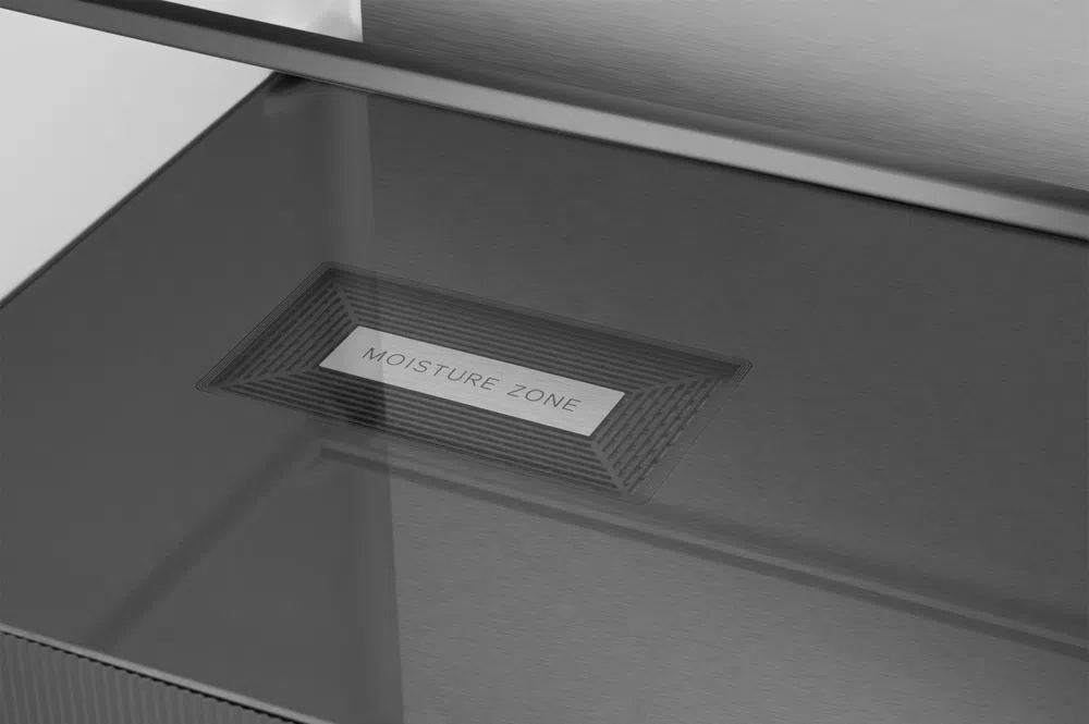 Холодильник Weissgauff WCD 450 Rock Glass NoFrost Inverter 3-хкамерн. графит темный инвертер