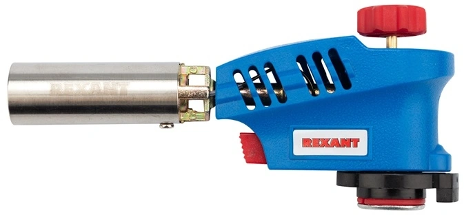 Паяльная горелка Rexant GT-20 газов. 1650Вт макс.t=1400 (12-0020)