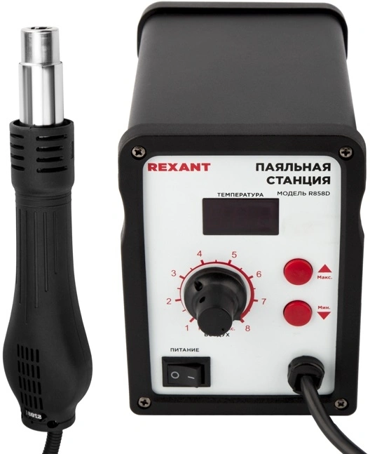 Паяльная станция Rexant 12-0714 электрич. 700Вт