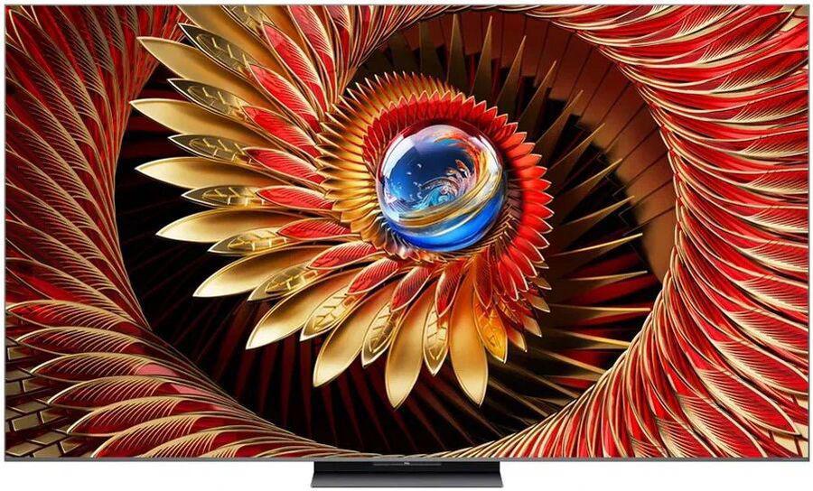 Телевизор QLED TCL 85" 85C8K черный 4K Ultra HD 144Hz DVB-T DVB-T2 DVB-C DVB-S DVB-S2 USB WiFi Smart TV