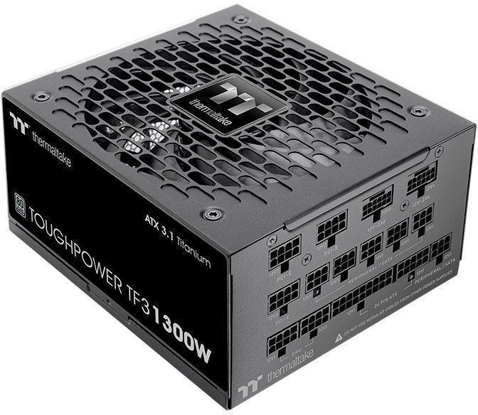 Блок питания Thermaltake ATX 1300W Toughpower TF1300 80+ titanium 24pin APFC 140mm fan 16xSATA Cab Manag RTL