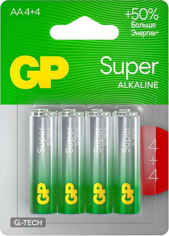 Батарея GP Super Alkaline G-Tech 15А AA (8шт)
