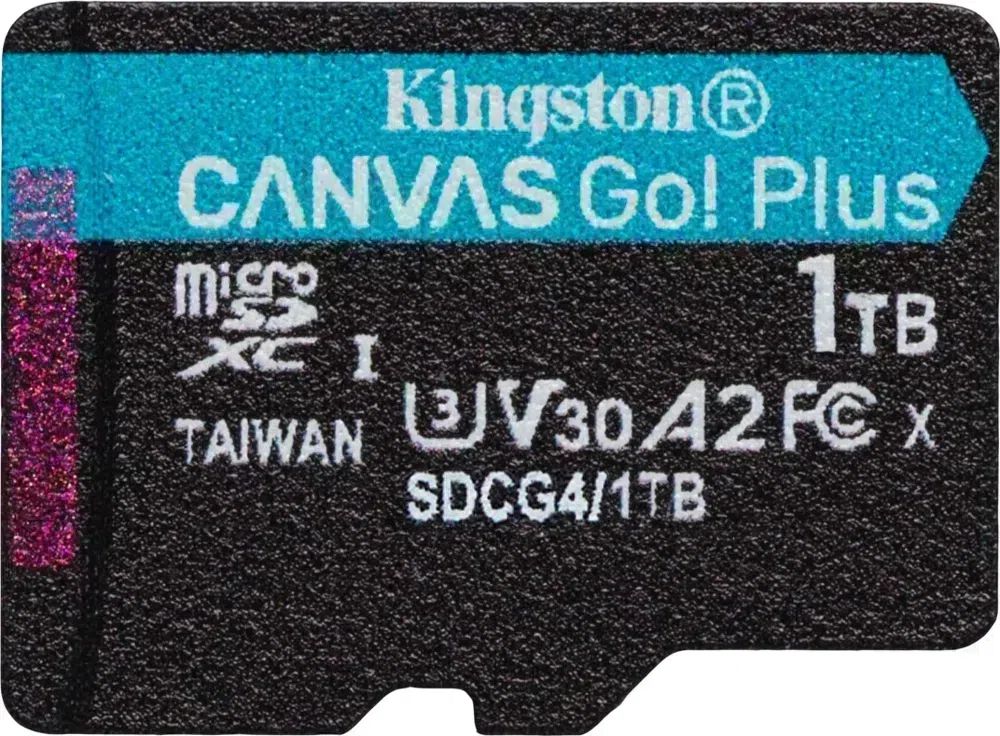 Флеш карта microSDXC 1TB Kingston SDCG4/1TBSP Canvas Go! Plus V10 A2 w/o adapter