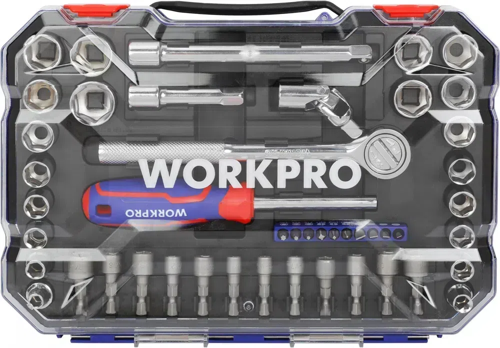 Набор инструментов Workpro WP202523 47 предметов (жесткий кейс)