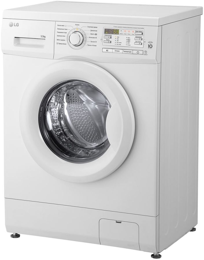 Стиральная машина LG F10B8MD класс: A загр.фронтальная макс.:5.5кг белый инвертор