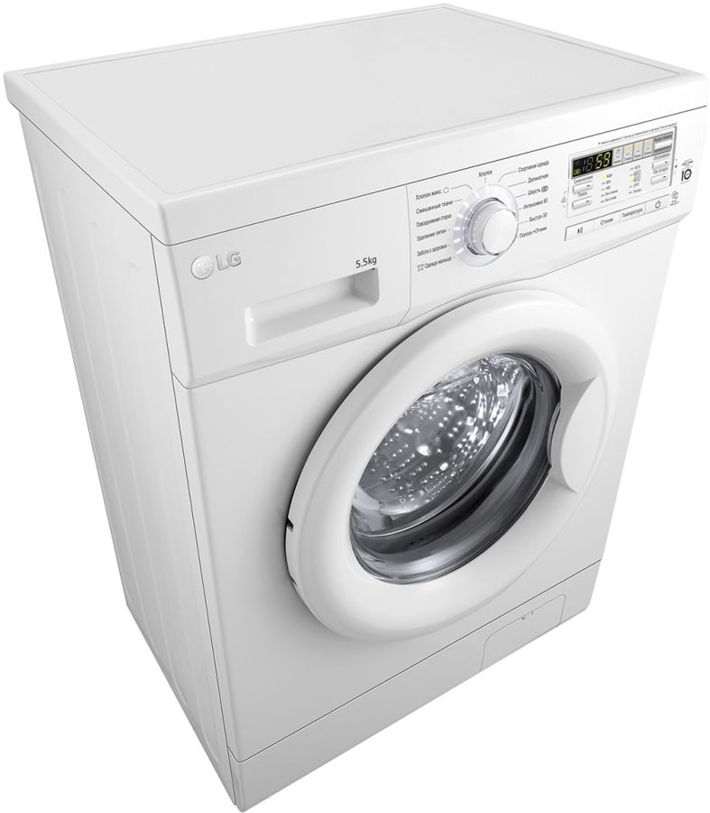 Стиральная машина LG F10B8MD класс: A загр.фронтальная макс.:5.5кг белый инвертор