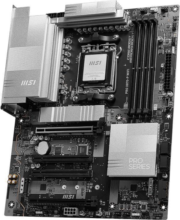 Материнская плата MSI PRO X870-P WIFI Socket AM5 AMD X870 4xDDR5 ATX AC`97 8ch(7.1) 5Gigabit RAID+HDMI