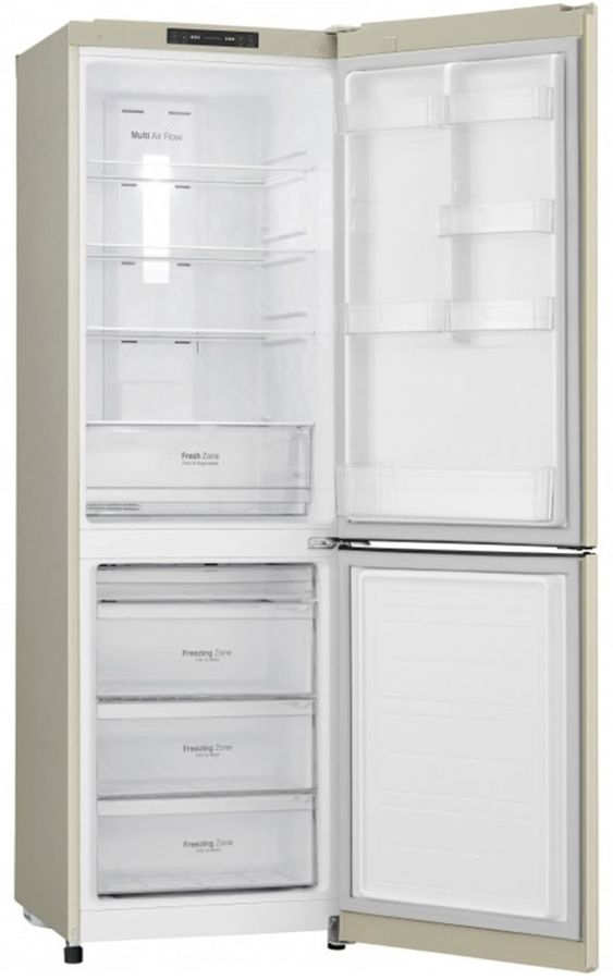 Холодильник LG GA-B419SEJL 2-хкамерн. бежевый глянц. инвертер