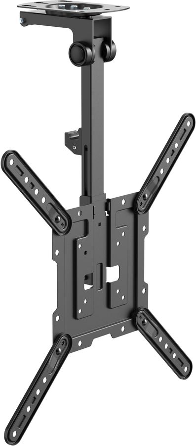 Кронштейн для телевизора Ultramounts UM967 черный 23"-55" макс.20кг потолочный поворот и наклон