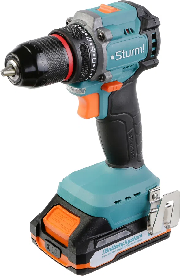 Дрель-шуруповерт Sturm! CD1860BL аккум. патрон:быстрозажимной (кейс в комплекте)